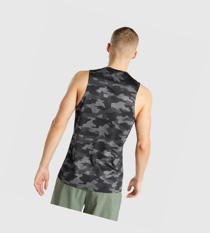 Gymshark Arrival Singlet Herre Grå | FUTIZO815