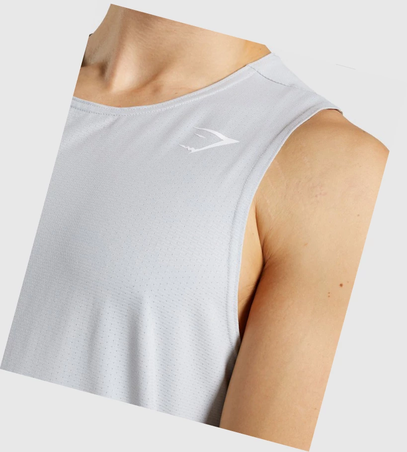 Gymshark Arrival Singlet Herre Lyse Grå | NSHKXY130