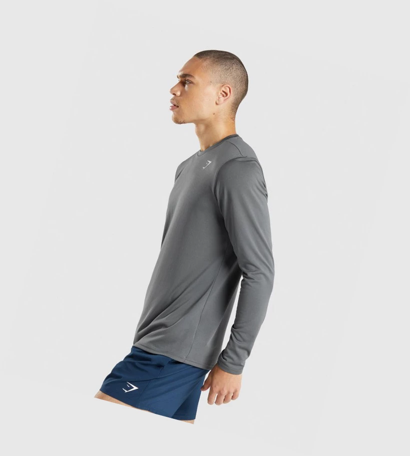 Gymshark Arrival T-skjorte Herre Grå | BJXSPL478