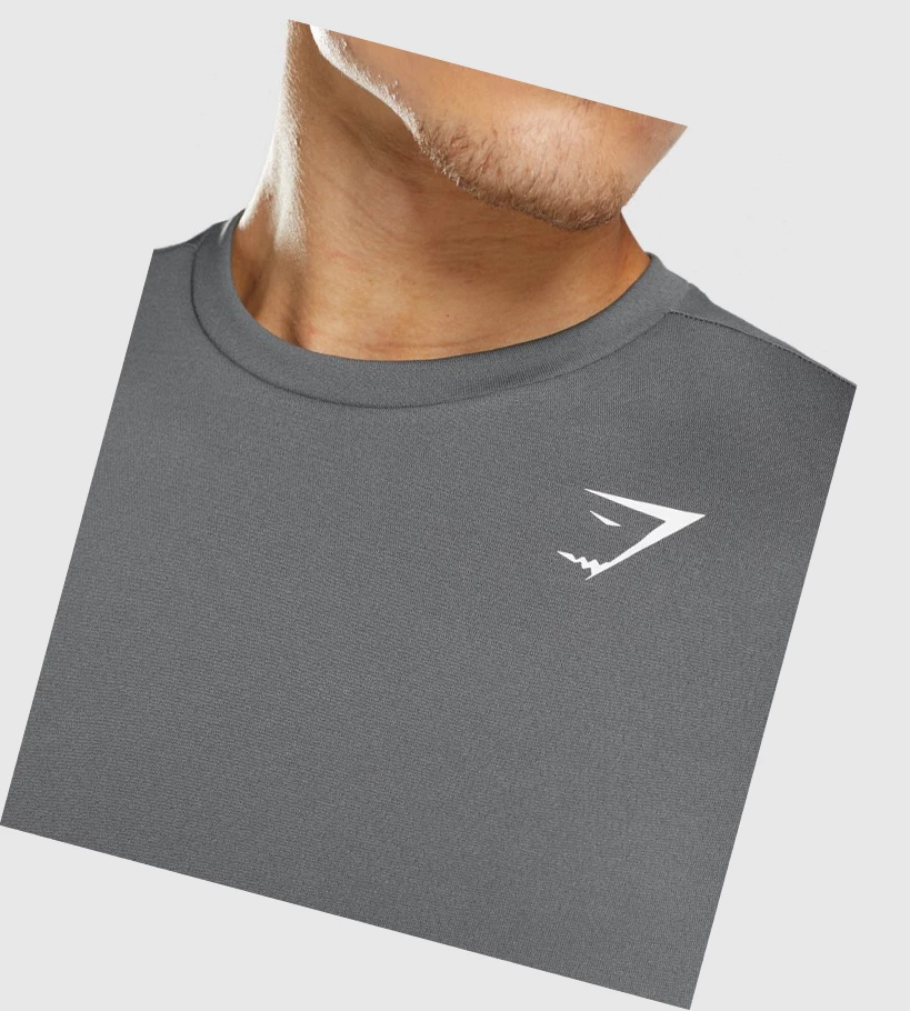 Gymshark Arrival T-skjorte Herre Grå | BJXSPL478