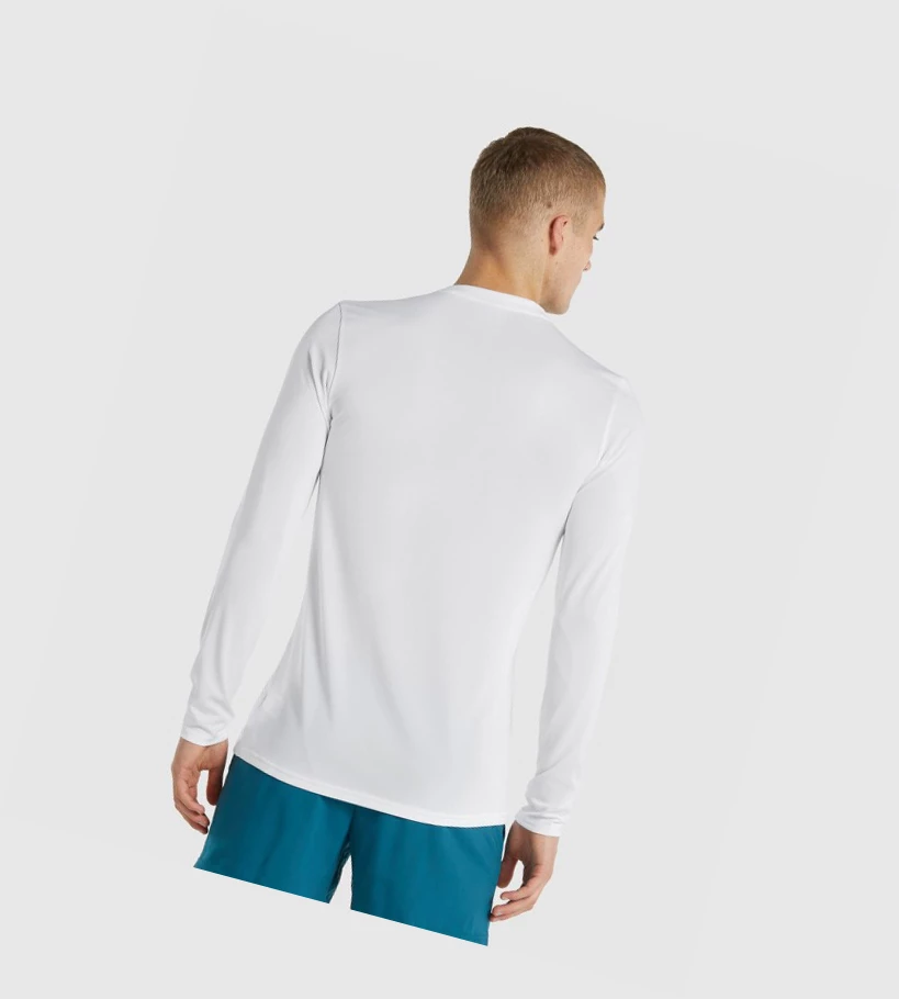 Gymshark Arrival T-skjorte Herre Hvite | DPKTQN976