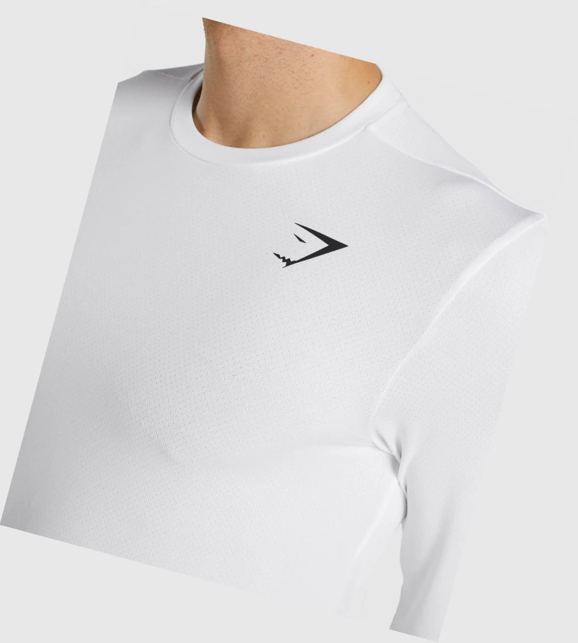 Gymshark Arrival T-skjorte Herre Hvite | DPKTQN976