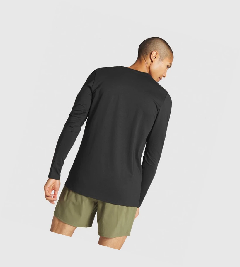 Gymshark Arrival T-skjorte Herre Svarte | CFTUDS305