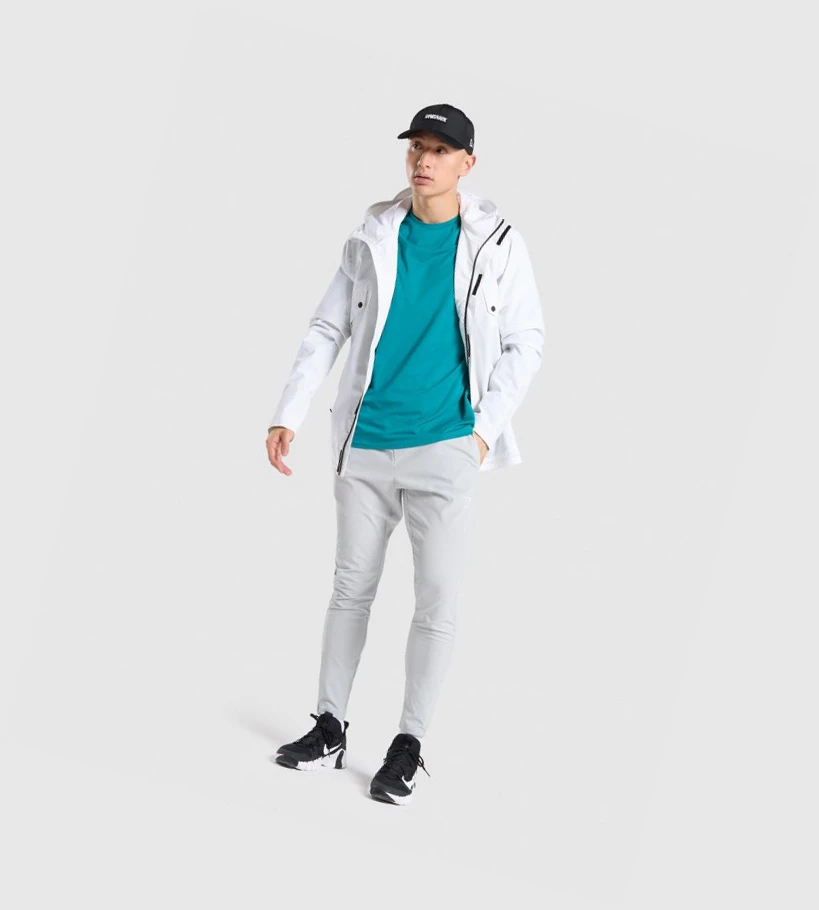 Gymshark Arrival Woven Joggebukser Herre Lyse Grå | TDCQFK497