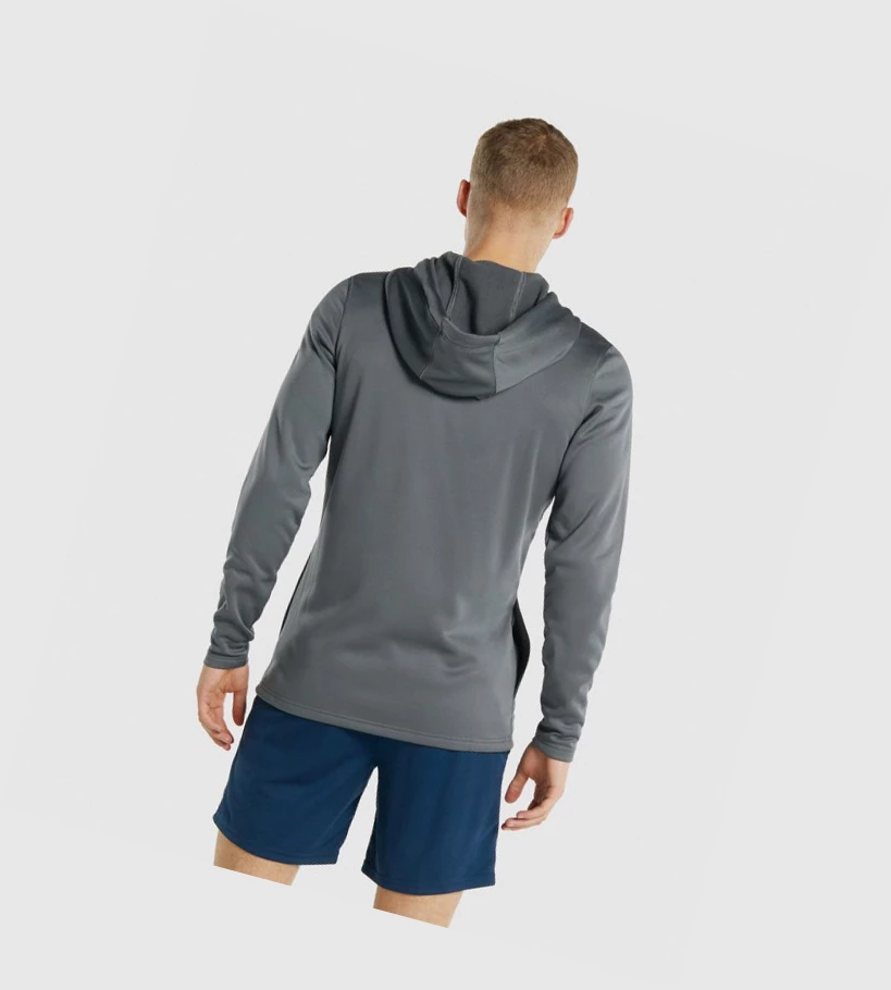 Gymshark Arrival Zip Up Klær Herre Grå | PIZJQD175