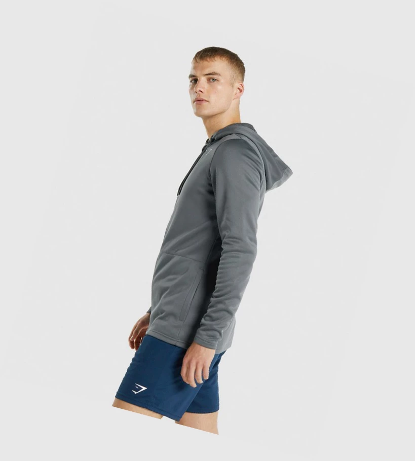 Gymshark Arrival Zip Up Klær Herre Grå | PIZJQD175