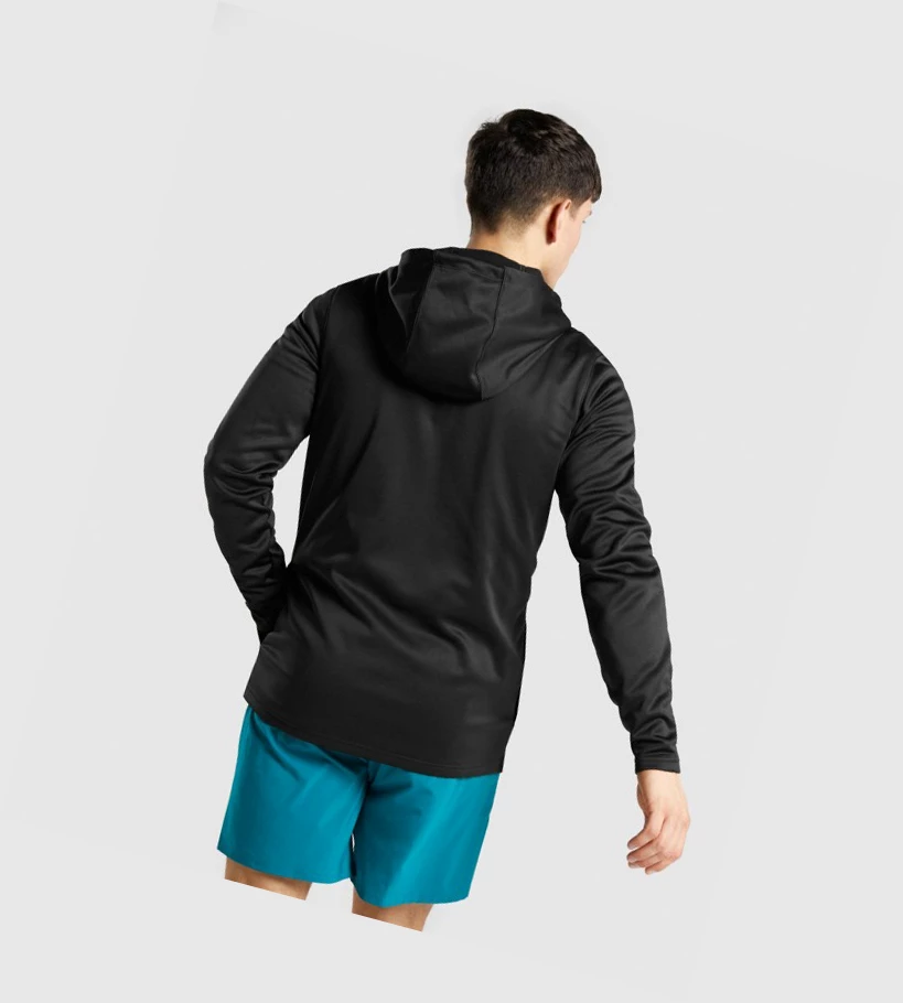 Gymshark Arrival Zip Up Klær Herre Svarte | VAMQPY185