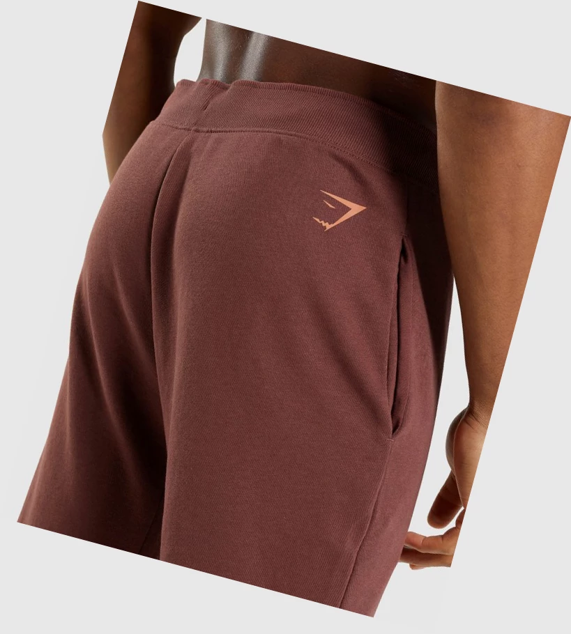 Gymshark Bold Joggebukser Herre Rosa Brune | HZCUJB426