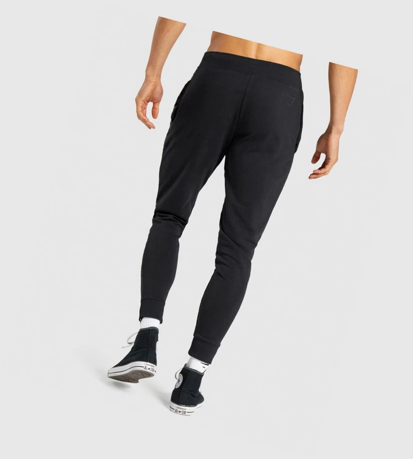 Gymshark Bold Joggebukser Herre Svarte | BEKUVC045