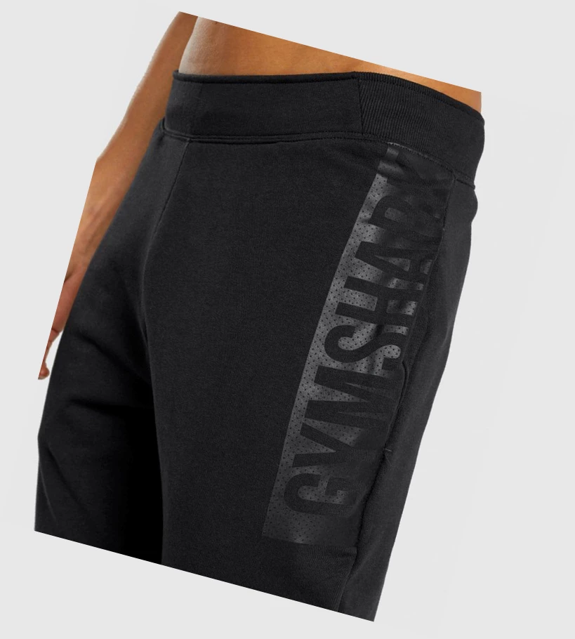 Gymshark Bold Joggebukser Herre Svarte | BEKUVC045