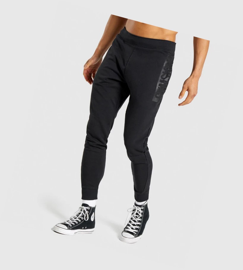 Gymshark Bold Joggebukser Herre Svarte | BEKUVC045