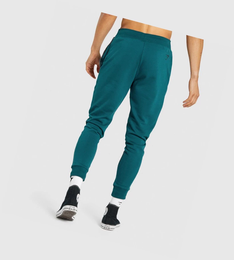 Gymshark Bold Joggebukser Herre Turkis | PJULOM143