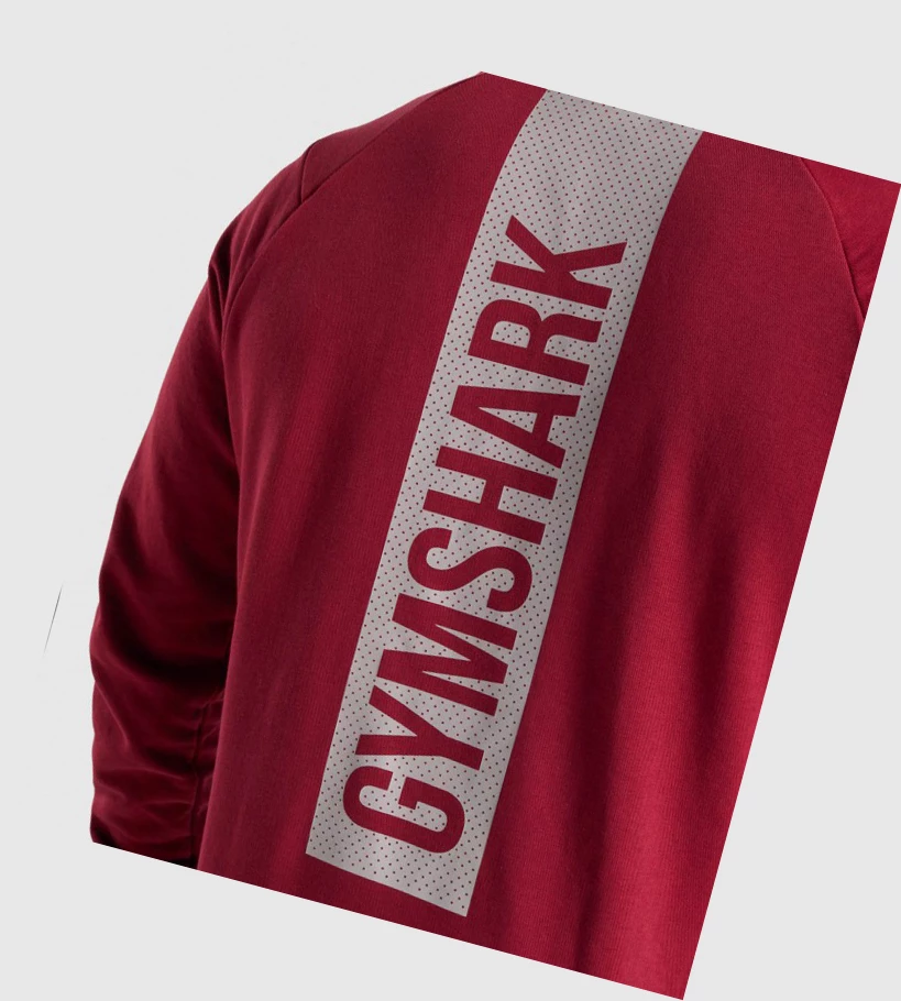 Gymshark Bold Klær Herre Burgunder | ZTHEFL138