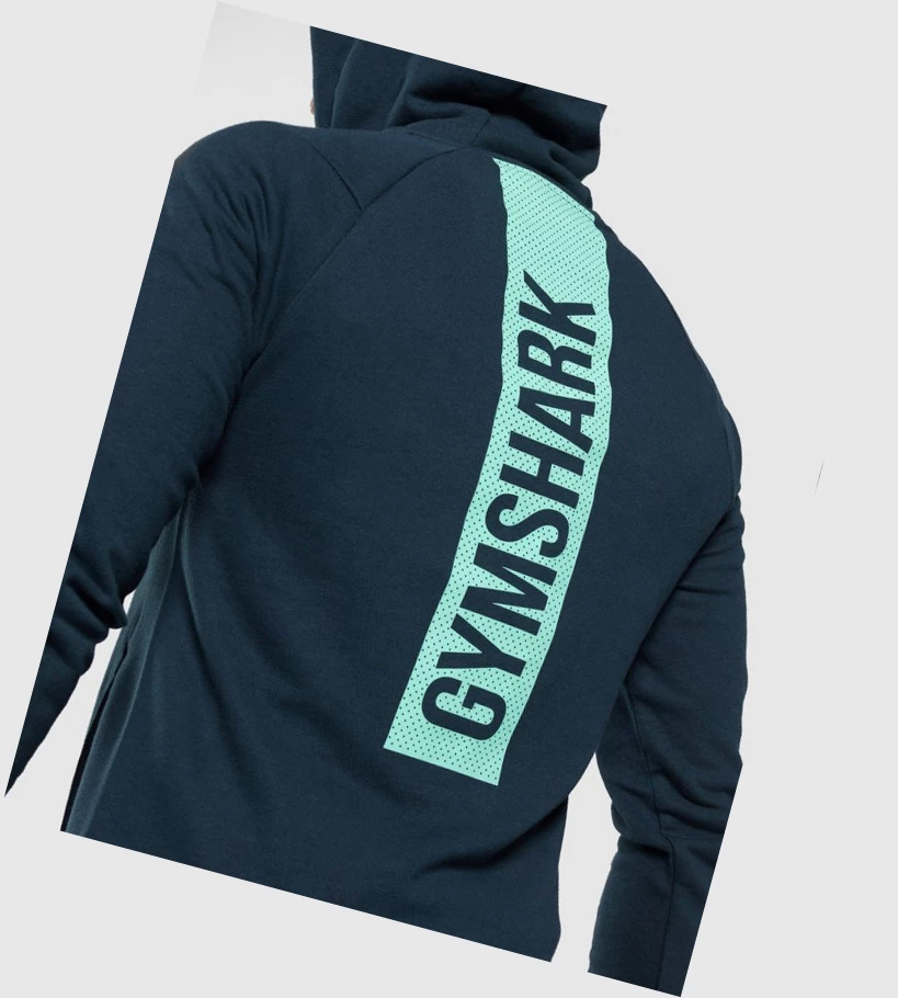 Gymshark Bold Klær Herre Marineblå | WDMNGC167