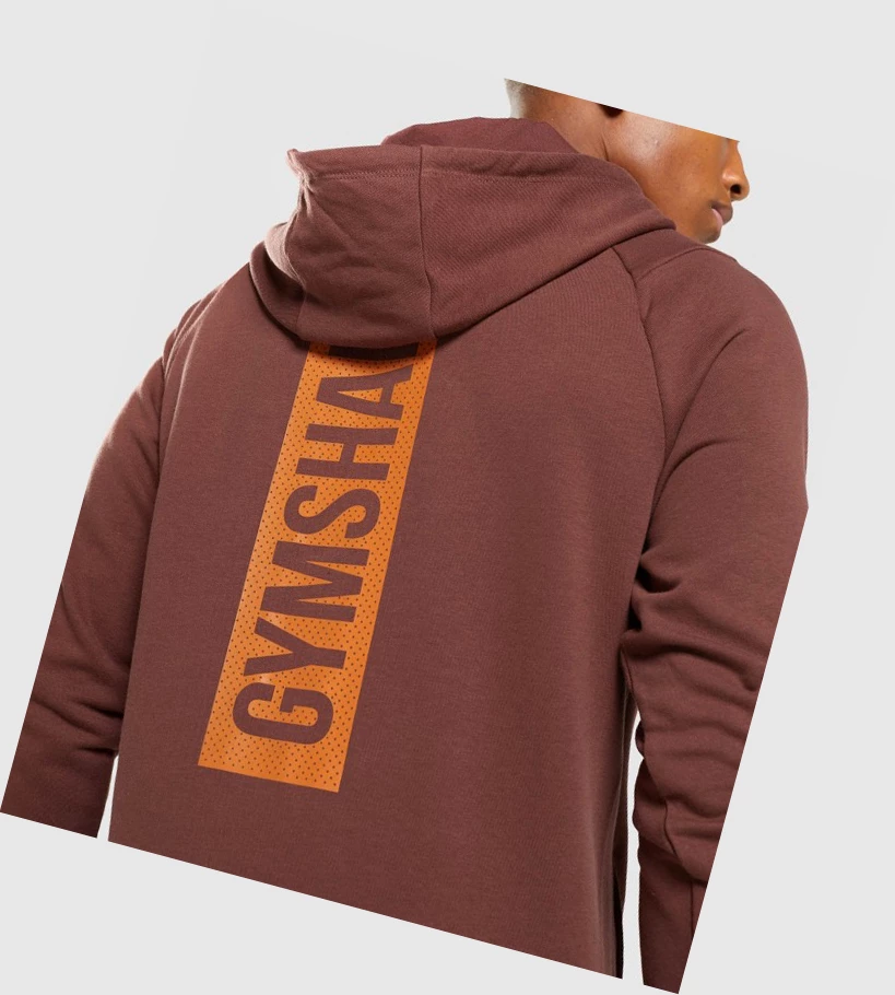 Gymshark Bold Klær Herre Rosa Brune | KAWXCM639