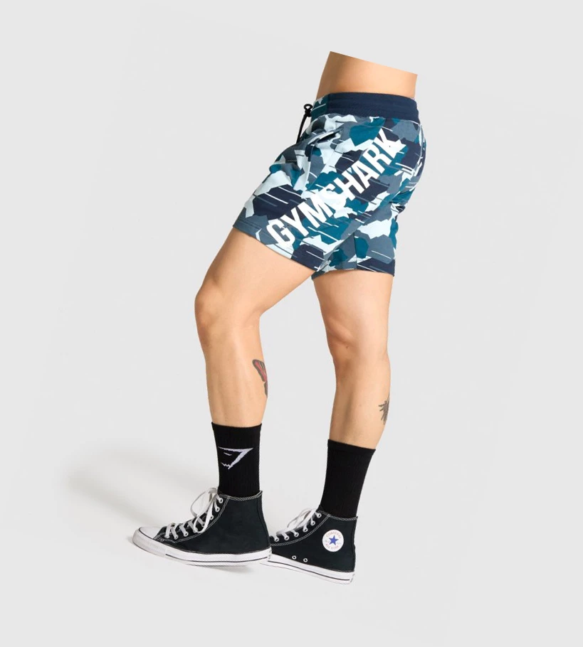 Gymshark Bold Shorts Herre Camouflage | TXNAUL789