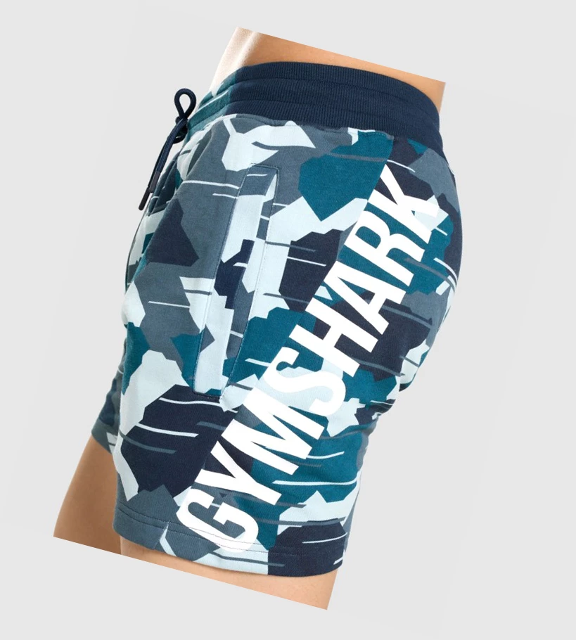 Gymshark Bold Shorts Herre Camouflage | TXNAUL789