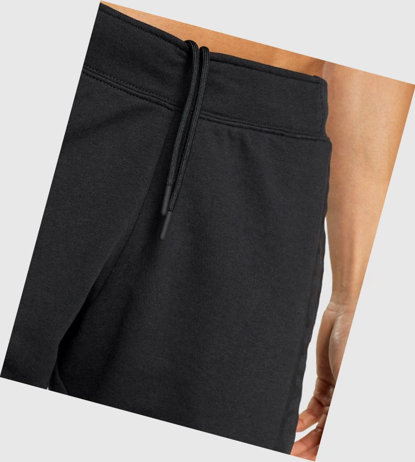 Gymshark Bold Shorts Herre Svarte | RNDAVO165