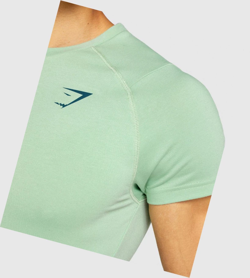 Gymshark Bold T-skjorte Herre Grønn | BZAWVJ406