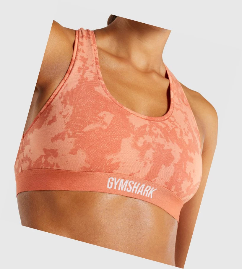 Gymshark Bomull Bralette Undertøy Dame Oransje | HOSPDK793