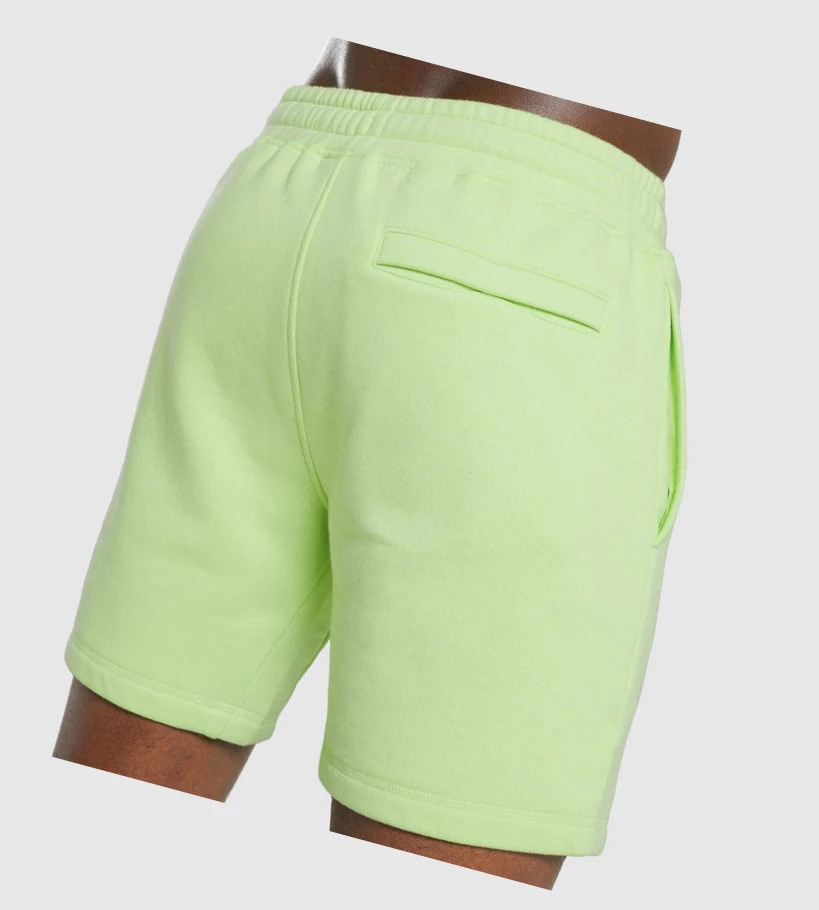 Gymshark Crest Shorts Herre Grønn | DIBFAG286