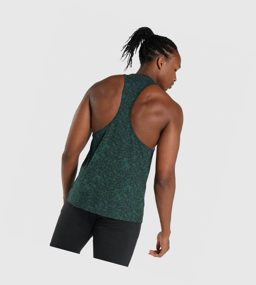 Gymshark Critical 2.0 Singlet Herre Mørke Grønn | TGZNLA652