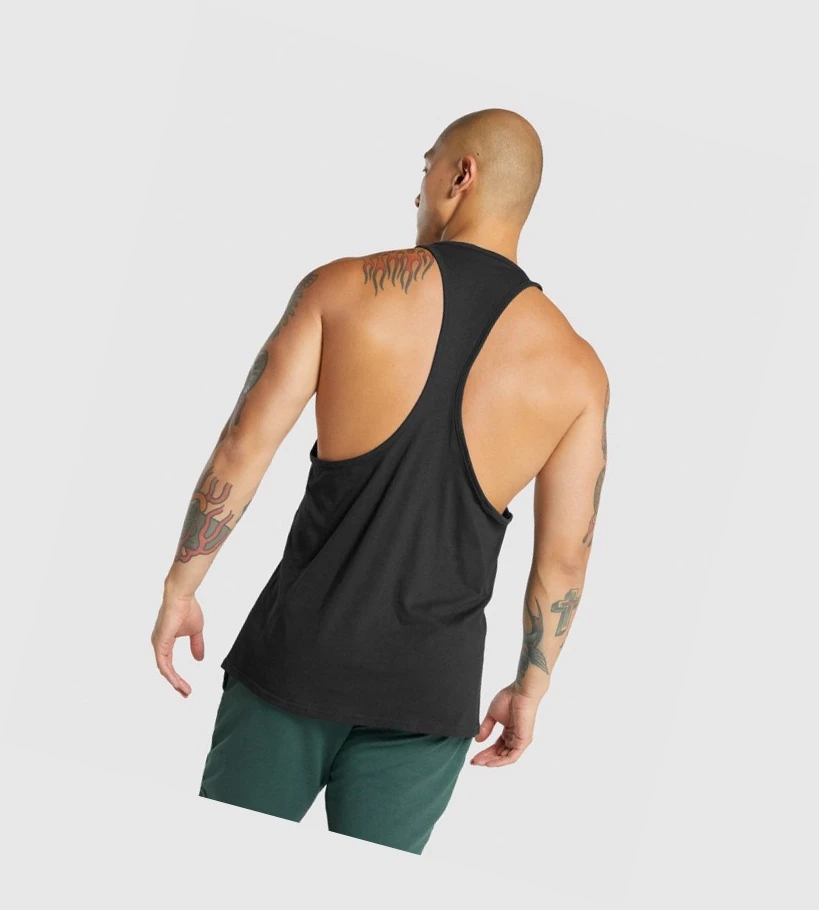 Gymshark Critical 2.0 Singlet Herre Svarte | RFTYVH892