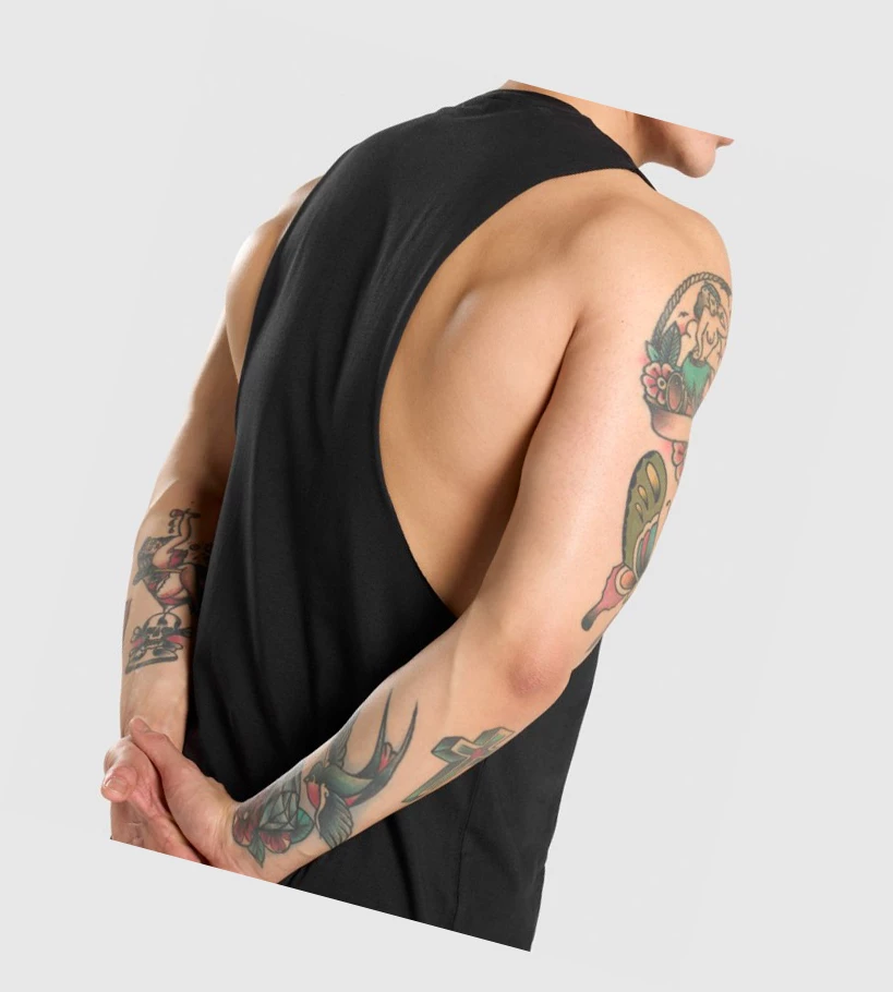 Gymshark Critical Drop Arm Singlet Herre Svarte | KQIZUD127