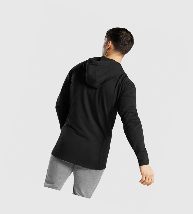 Gymshark Critical Zip Klær Herre Svarte | MCEBUY843