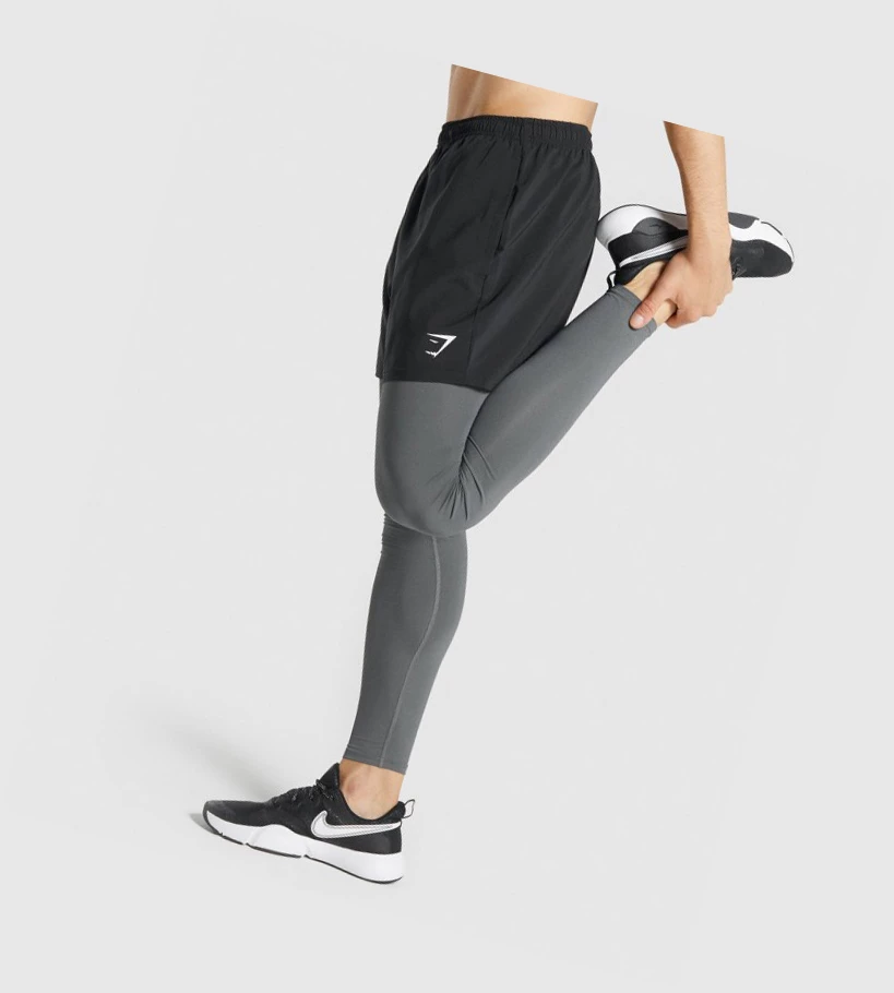 Gymshark Element Baselayer Joggebukser Herre Grå | IBUTXH619