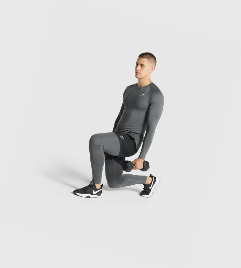 Gymshark Element Baselayer Joggebukser Herre Grå | IBUTXH619