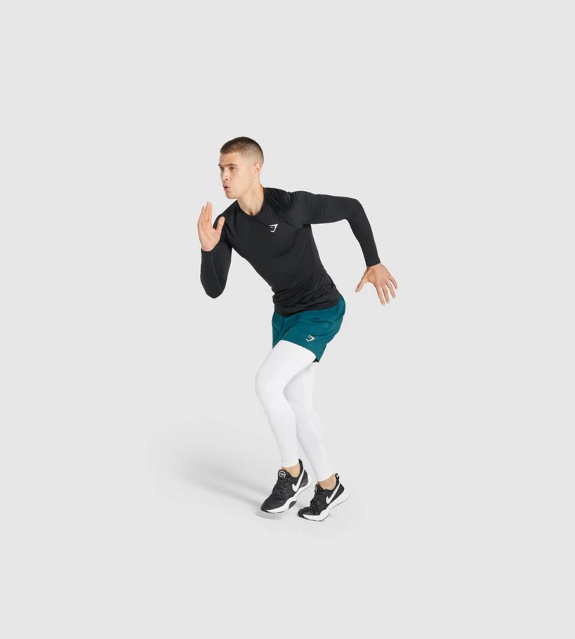 Gymshark Element Baselayer Joggebukser Herre Hvite | JAIFTS589