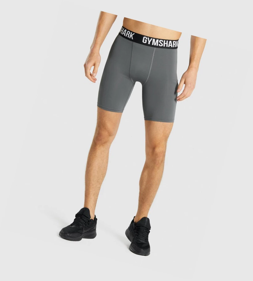 Gymshark Element Baselayer Shorts Herre Grå | NXHLBR043