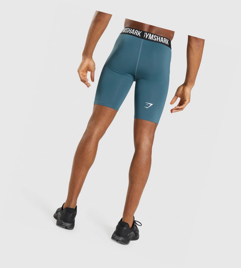 Gymshark Element Baselayer Shorts Herre Turkis | UBQXRY729