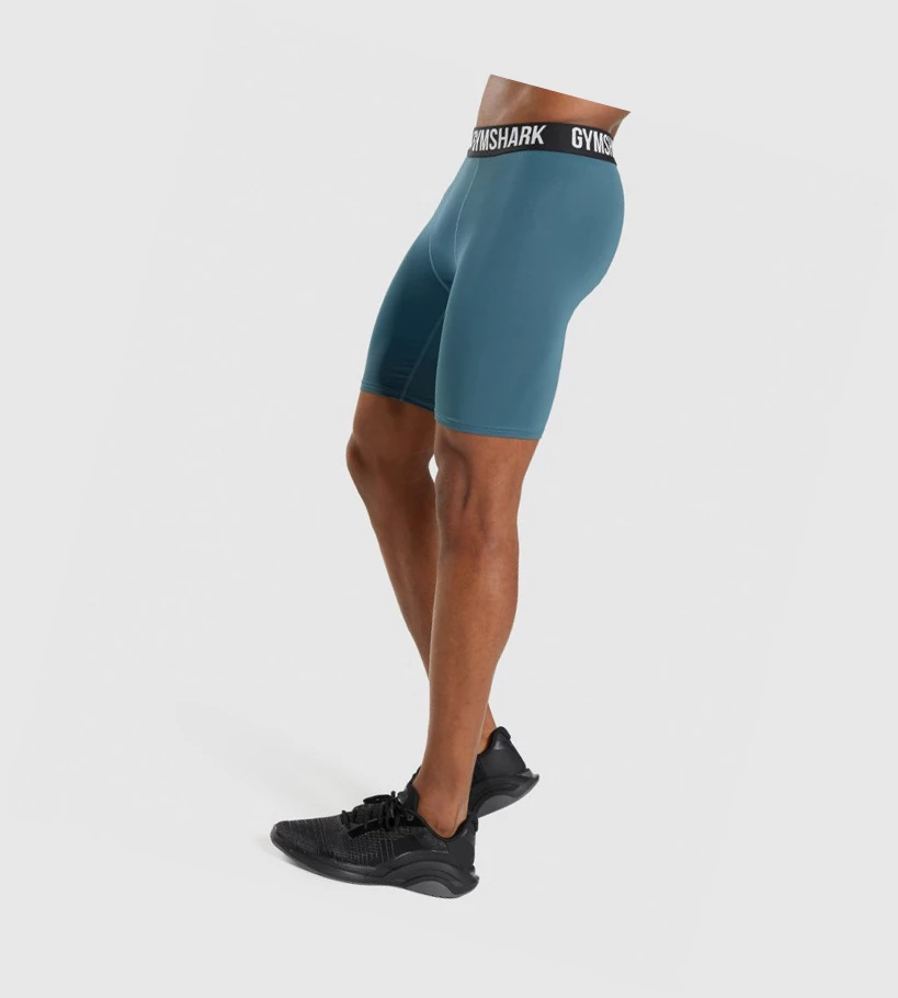 Gymshark Element Baselayer Shorts Herre Turkis | UBQXRY729