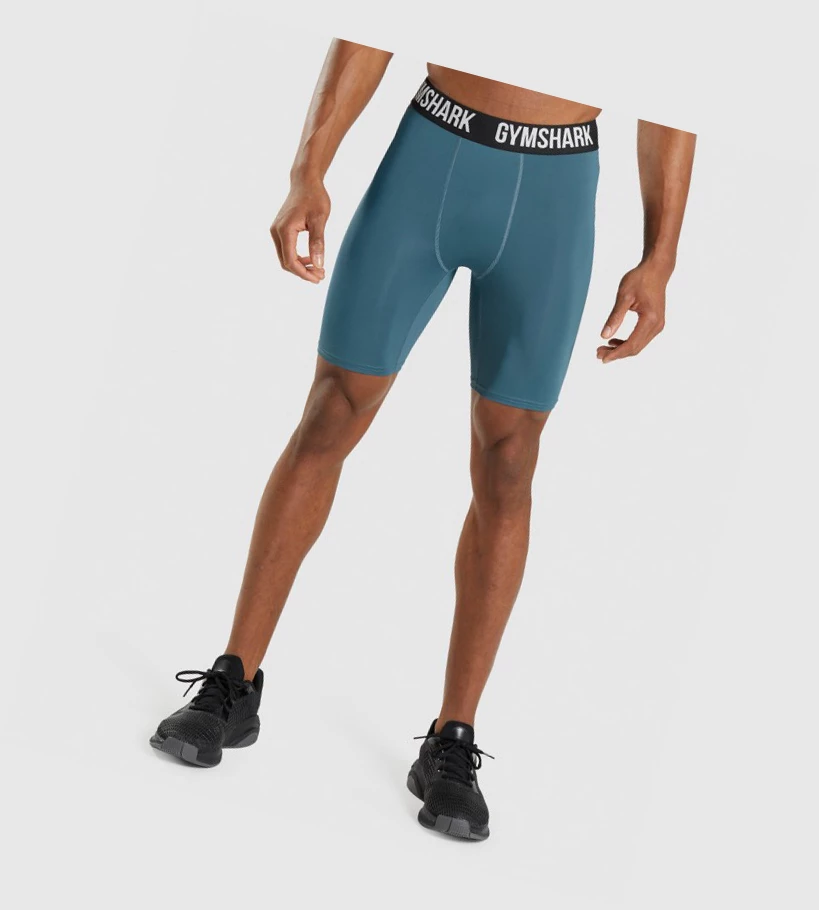 Gymshark Element Baselayer Shorts Herre Turkis | UBQXRY729