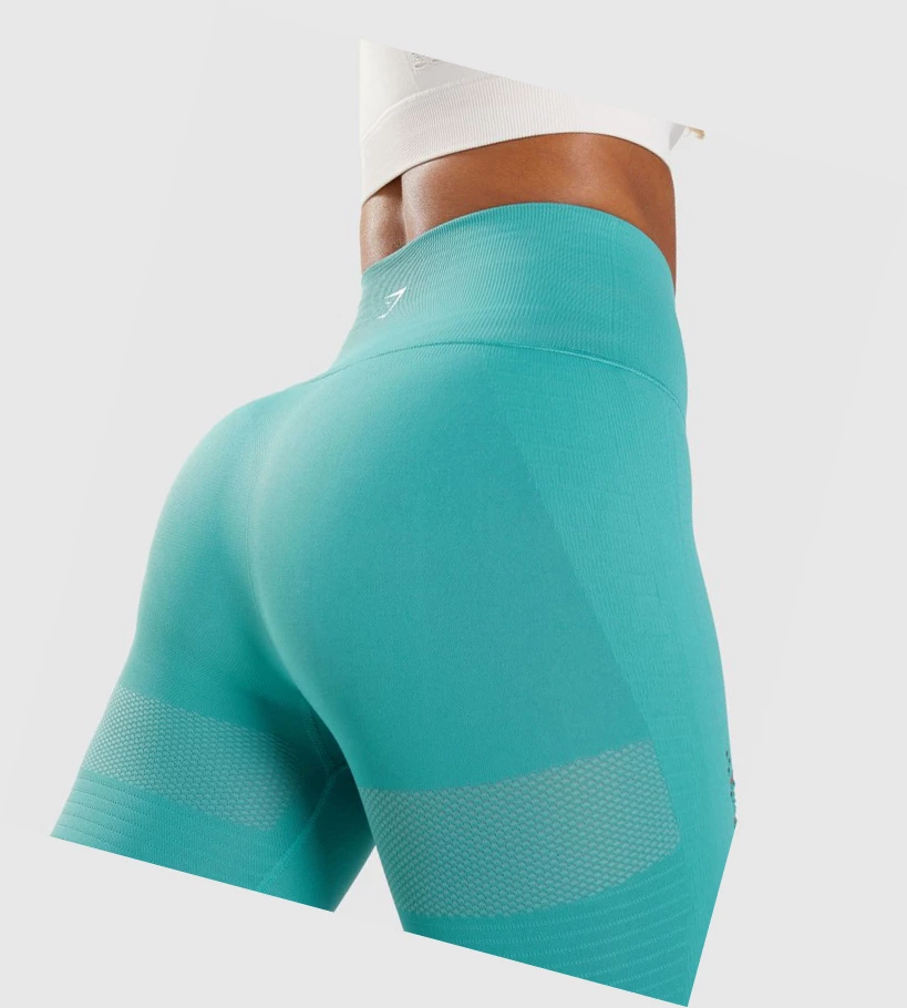 Gymshark Energy Seamless High Waisted Leggings Dame Turkis | CWNHMK492