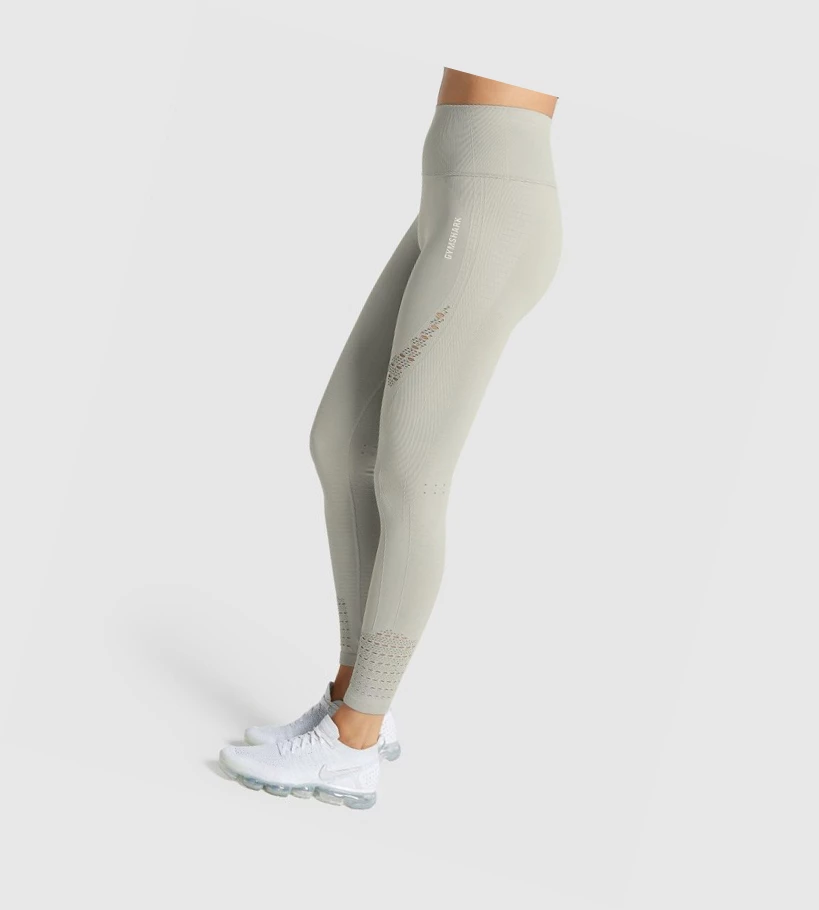 Gymshark Energy Seamless High Waisted Leggings Dame Lyse Grå | NBKFID458