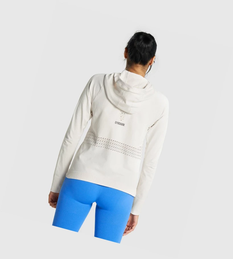 Gymshark Energy Seamless Klær Dame Pisket Krem | AYUJIQ132