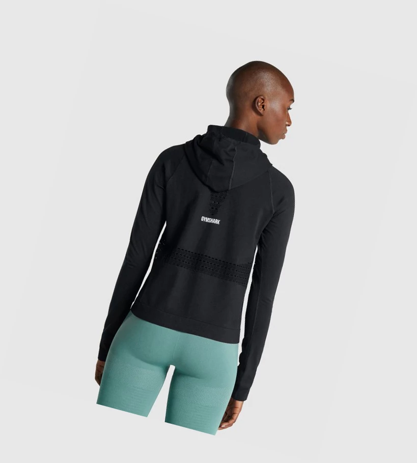 Gymshark Energy Seamless Klær Dame Svarte | HANFDZ067