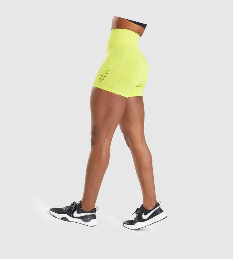 Gymshark Energy Seamless Shorts Dame Gul | IZRHTJ376