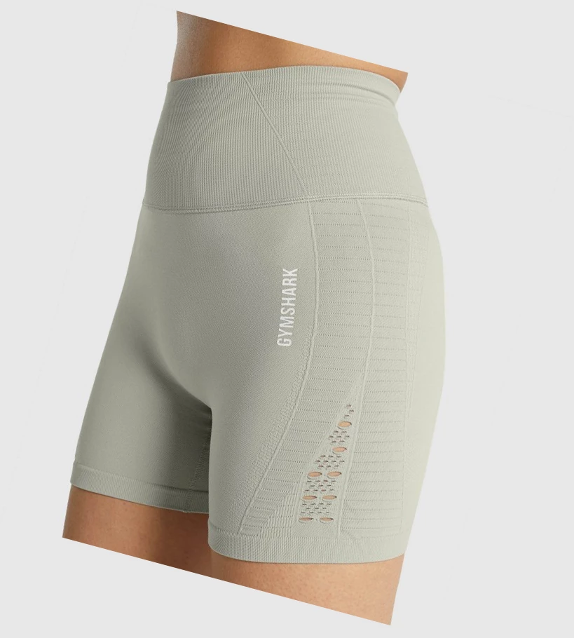 Gymshark Energy Seamless Shorts Dame Lyse Grå | OSFVRB418