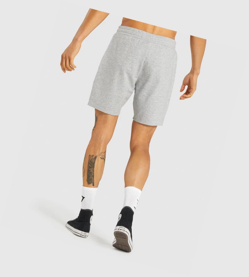 Gymshark Essential 7ﾔ Shorts Herre Lyse Grå | KARCME985