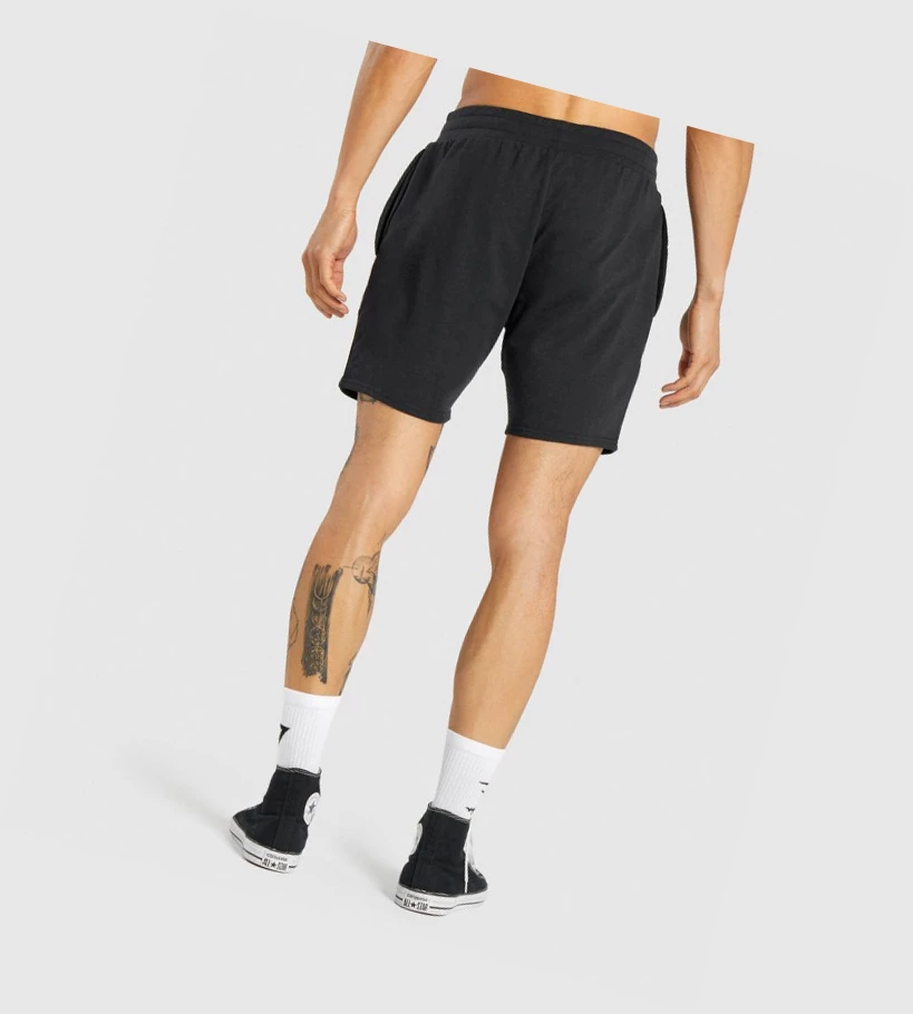 Gymshark Essential 7ﾔ Shorts Herre Svarte | EBZQDM953