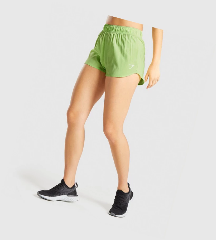 Gymshark Essential Loose Trenings Shorts Dame Grønn | HNQXKU529