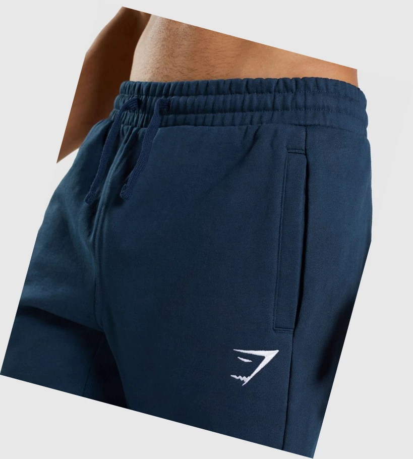 Gymshark Essential Oversized Joggebukser Herre Marineblå | QEWYRK274