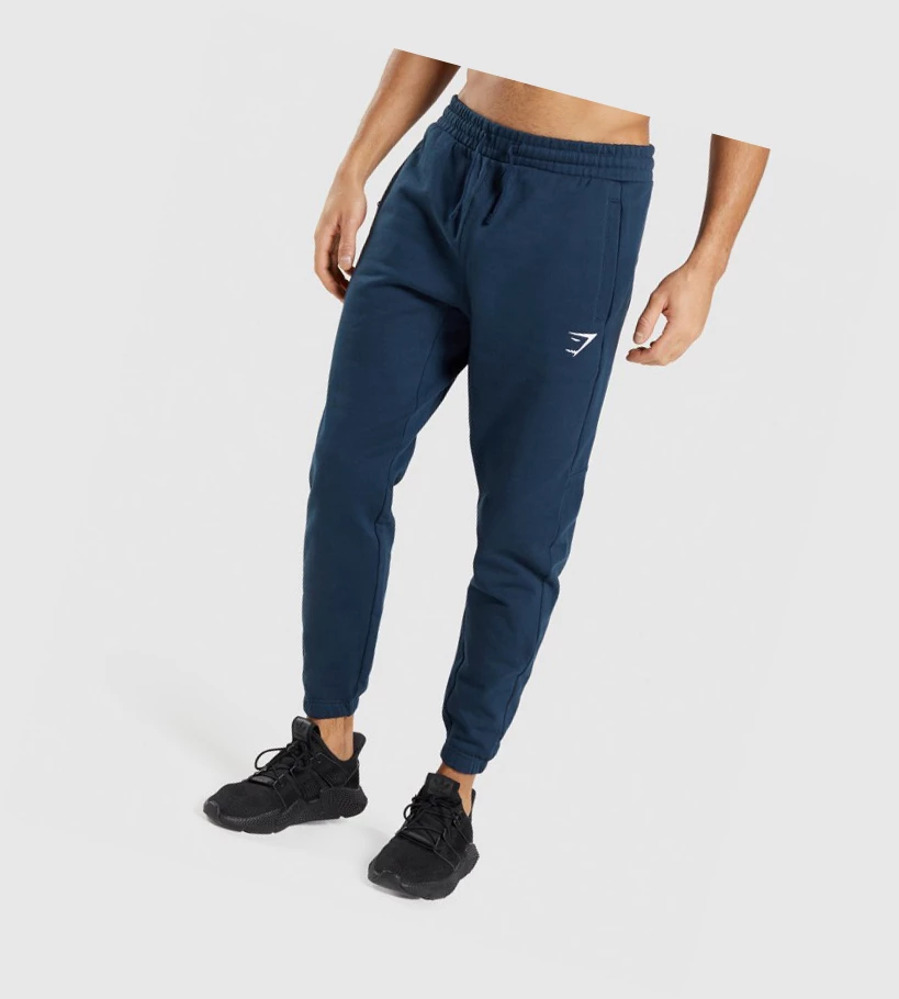 Gymshark Essential Oversized Joggebukser Herre Marineblå | QEWYRK274