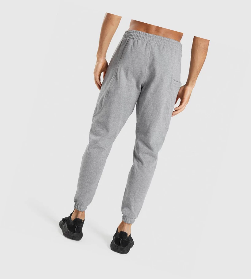 Gymshark Essential Oversized Joggebukser Herre Grå | VNWHRY257