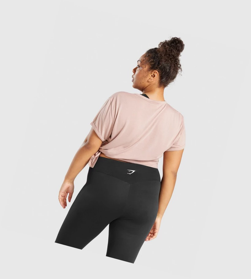 Gymshark Essential T-skjorte Dame Grå Brune | LGRNSZ431