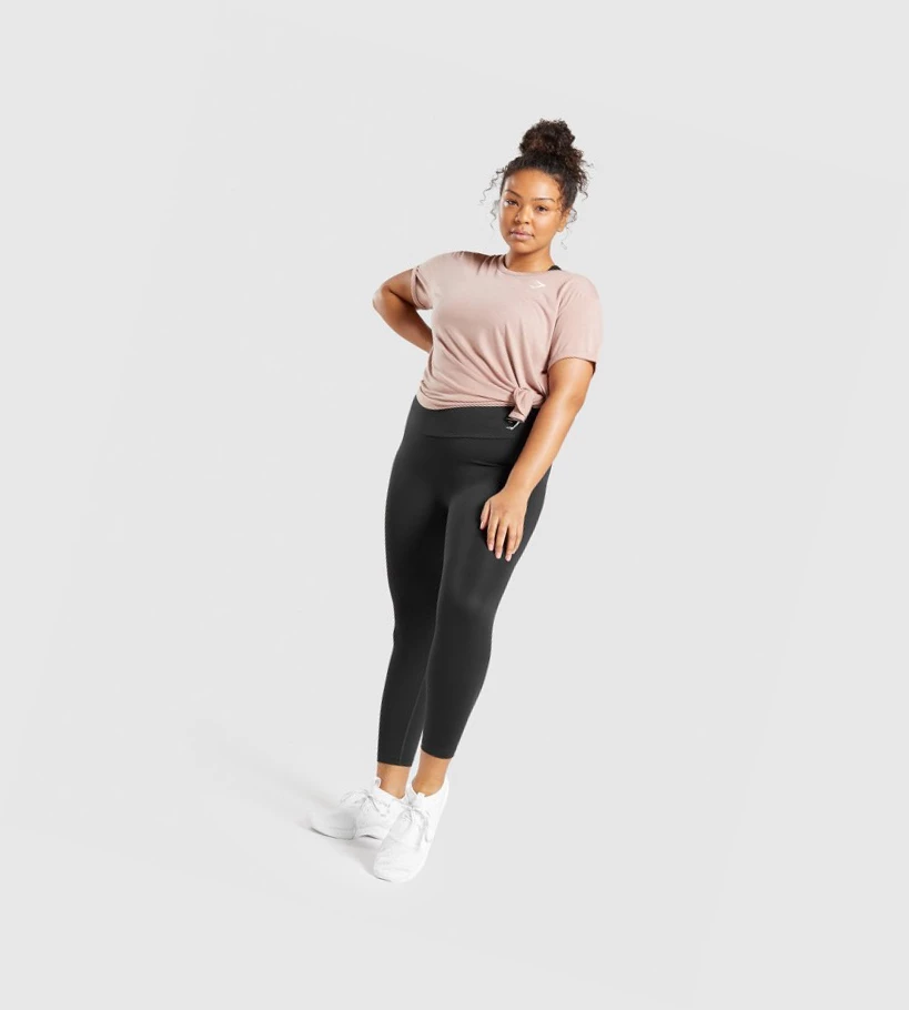 Gymshark Essential T-skjorte Dame Grå Brune | LGRNSZ431